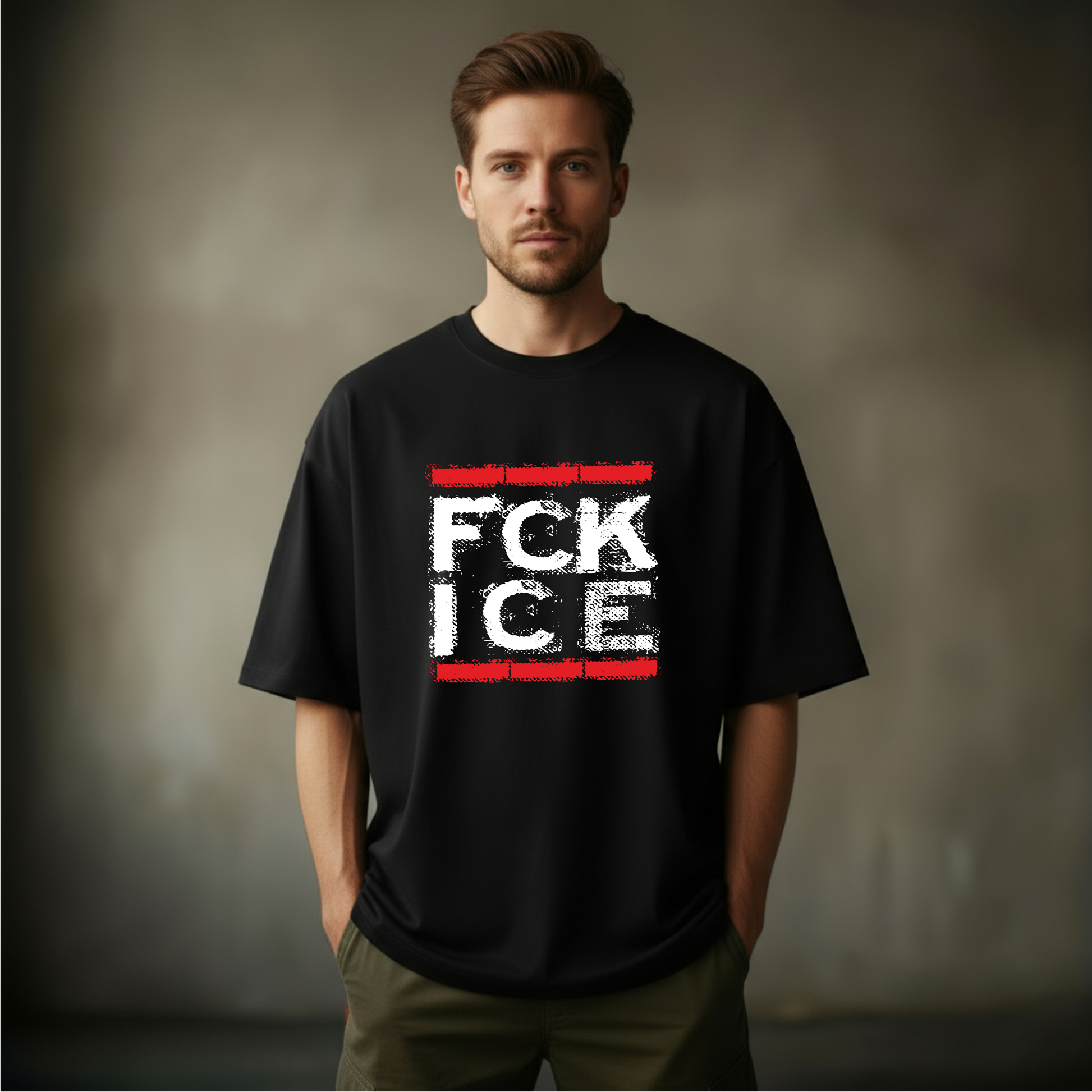 FCK ICE Protest Hoodie – Stanley/Stella | Abolish ICE Apparel USA